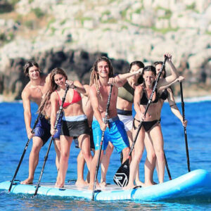 Sunset Giant SUP , beach movement session, breathwork, waterfall dip, fire and connection