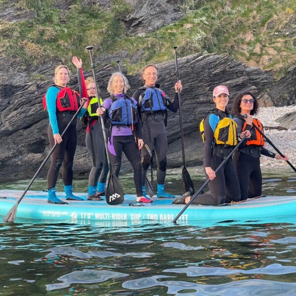 Experience Cool Giant SUP fun and outdoor wellness in the hot sauna